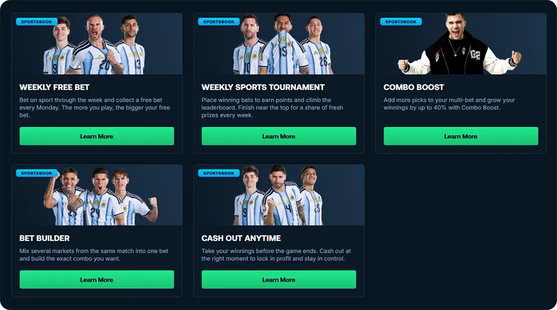 BetPanda sport bonuses